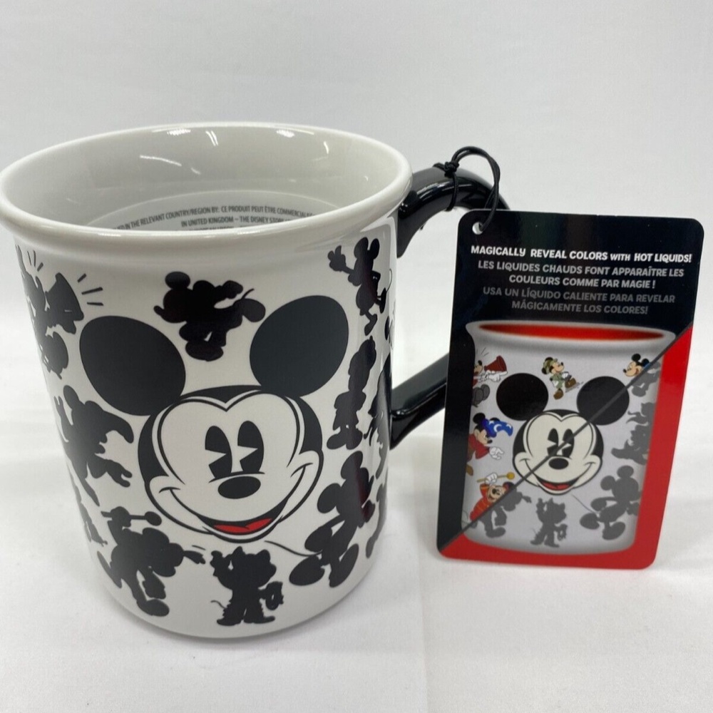 Disney Parks Mickey Mouse Icon 28 Color Changing Ceramic Coffee Mug  NWT